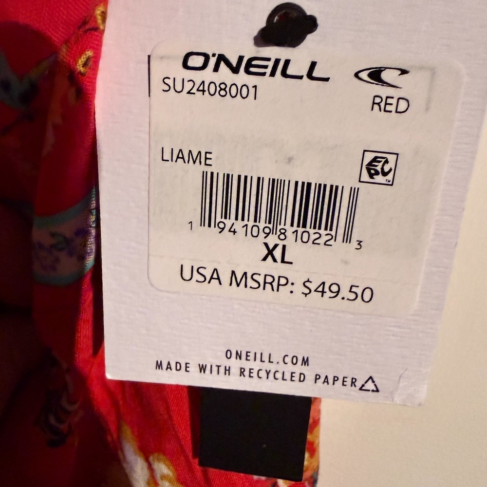 O'Neill Liame Romper XL Red Boho Beachy Cottagecore Festival NWT - Picture 5 of 7